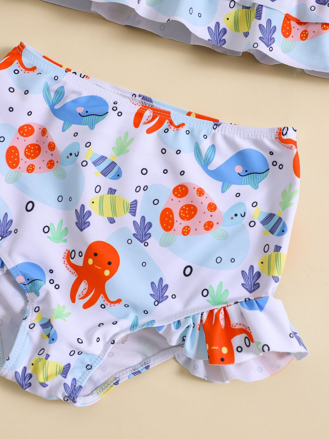 YK Girls Printed Swimset