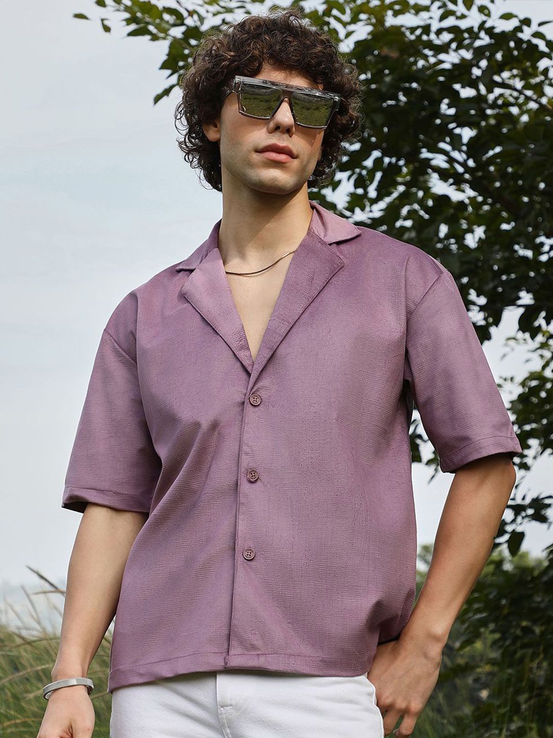 Campus Sutra Men Comfort Opaque Casual Shirt