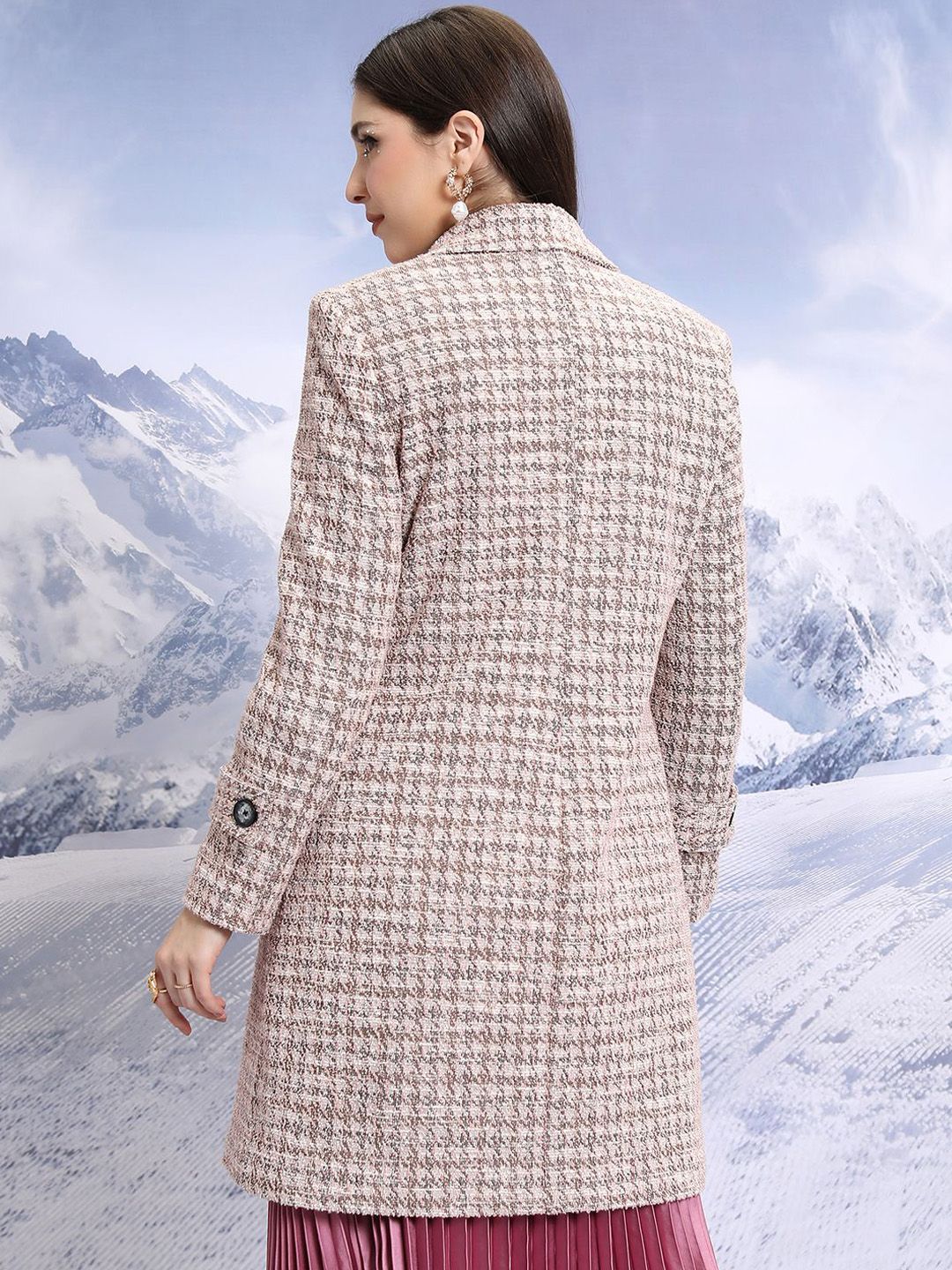 Tokyo Talkies Women Longline Open Front Jacket