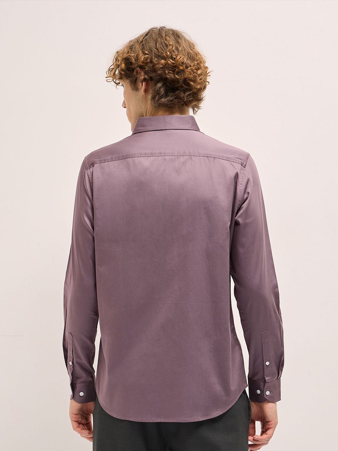 THE BEAR HOUSE Cotton Tailored Fit Formal Shirt