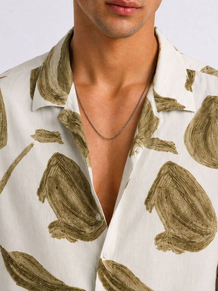 ADRO Men Relaxed Printed Casual Shirt
