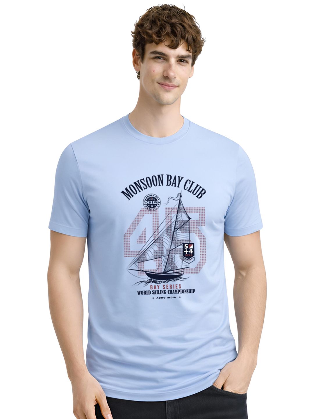 ADRO Men Printed T-shirt