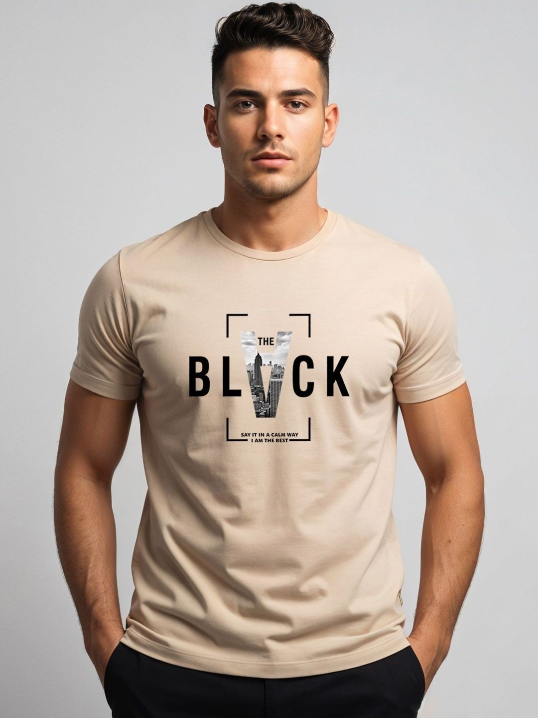 ADRO Men Printed T-shirt