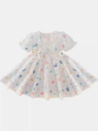 YK Floral Print A-Line Dress