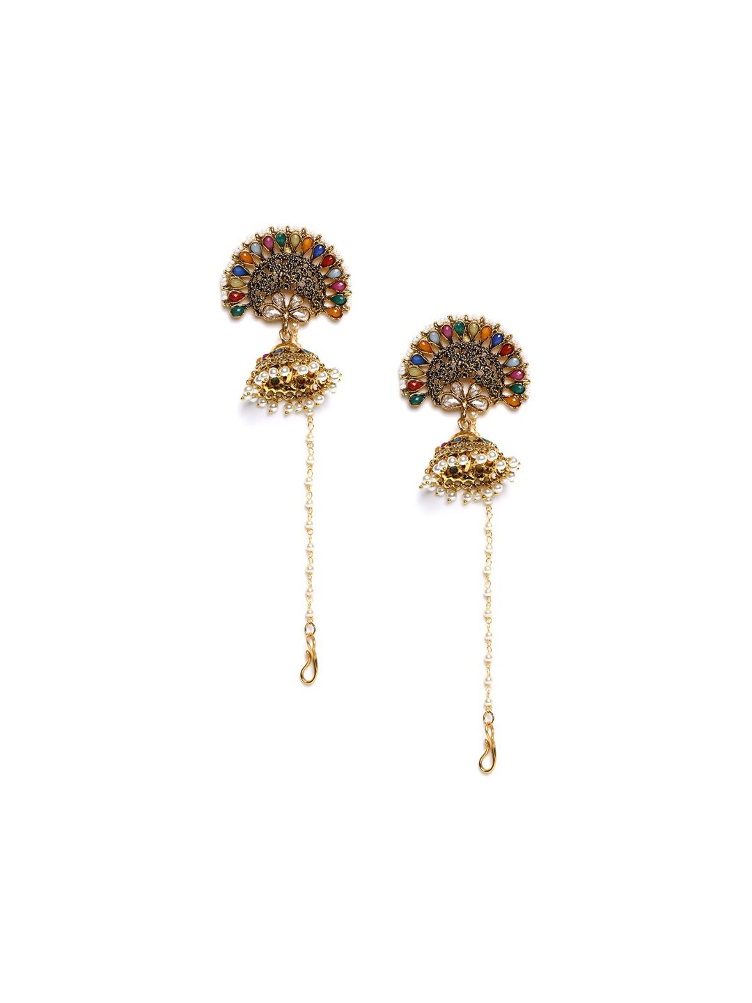 Anouk Contemporary Jhumkas Earrings