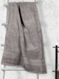 MYTRIDENT Charcoal Cotton 500 GSM Bath Towel