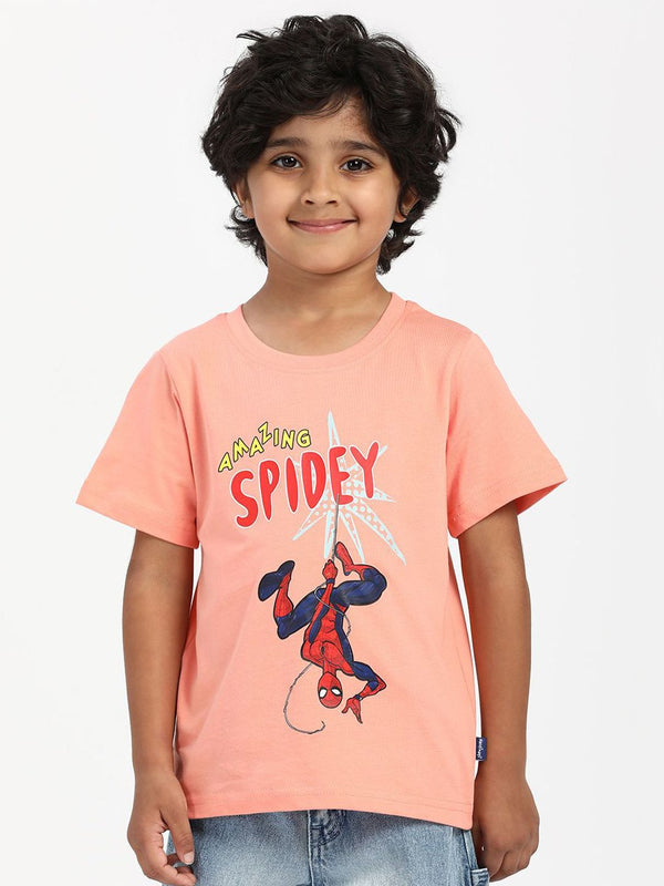 Nauti Nati Boys Graphic Printed Round Neck Cotton T-Shirt