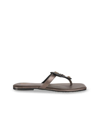 Metro Women Embellished T-Strap Flats