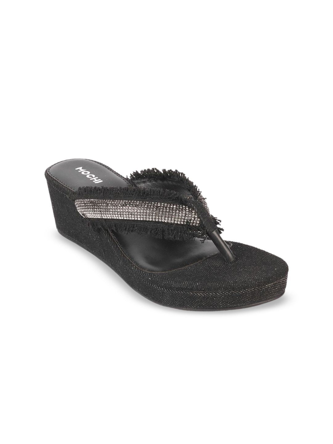 Mochi Embellished Platform Mules