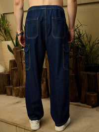 DENNISON Korean Baggy Fit Cargo Jeans