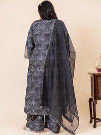 Mamicha Printed V-Neck Kurta Set