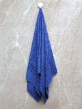 BOMBAY DYEING Blue 1 Pcs Cotton 400 GSM Bath Towel