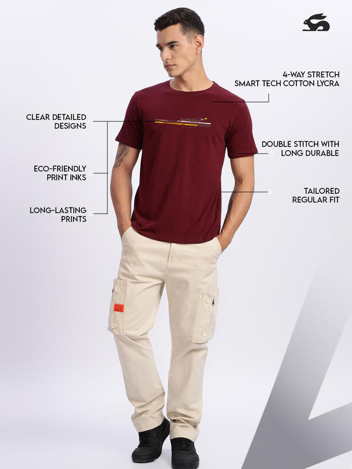 Tshirts ADRO Men Maroon