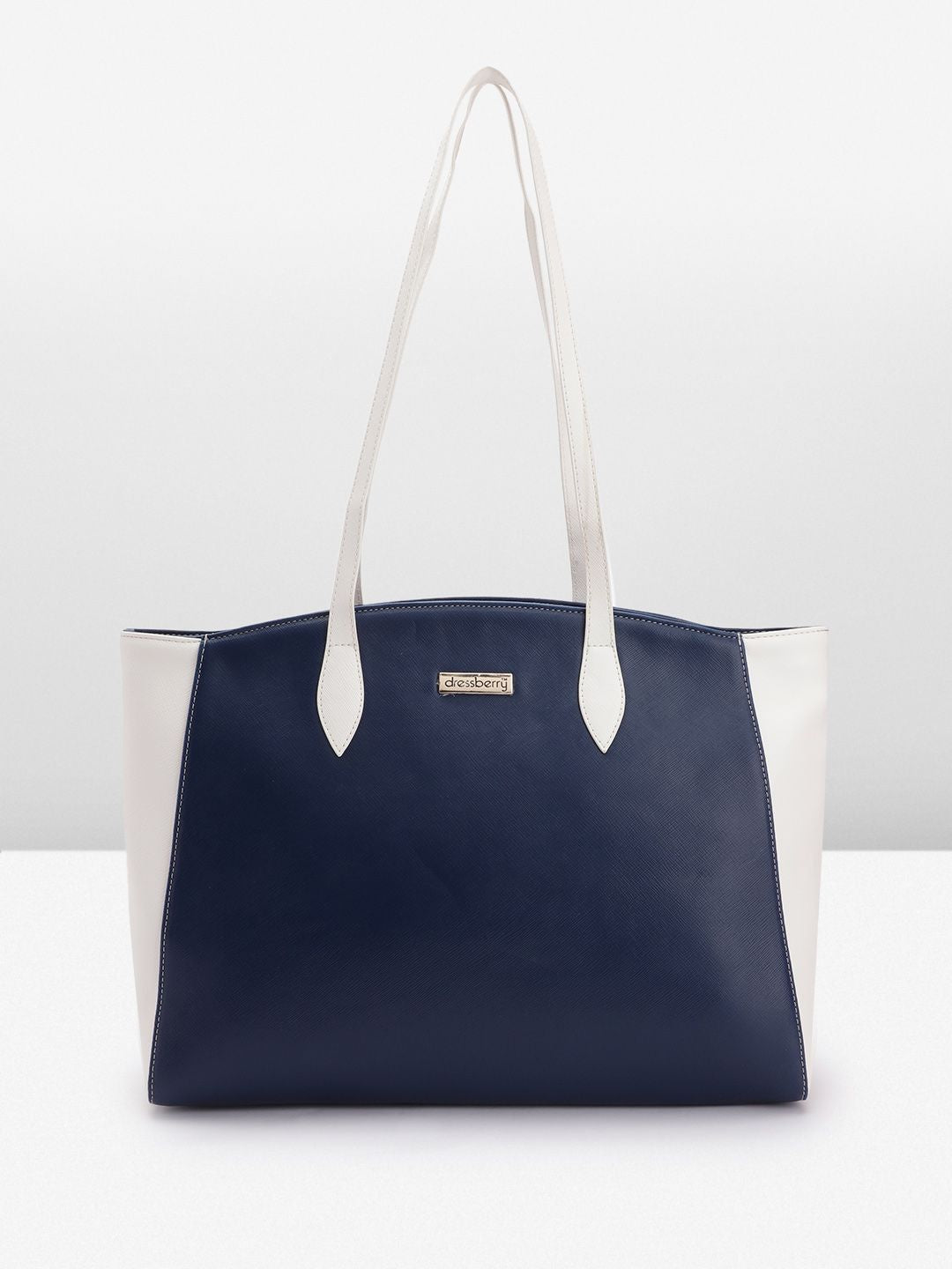 DressBerry Colourblocked Structured Shoulder Bag