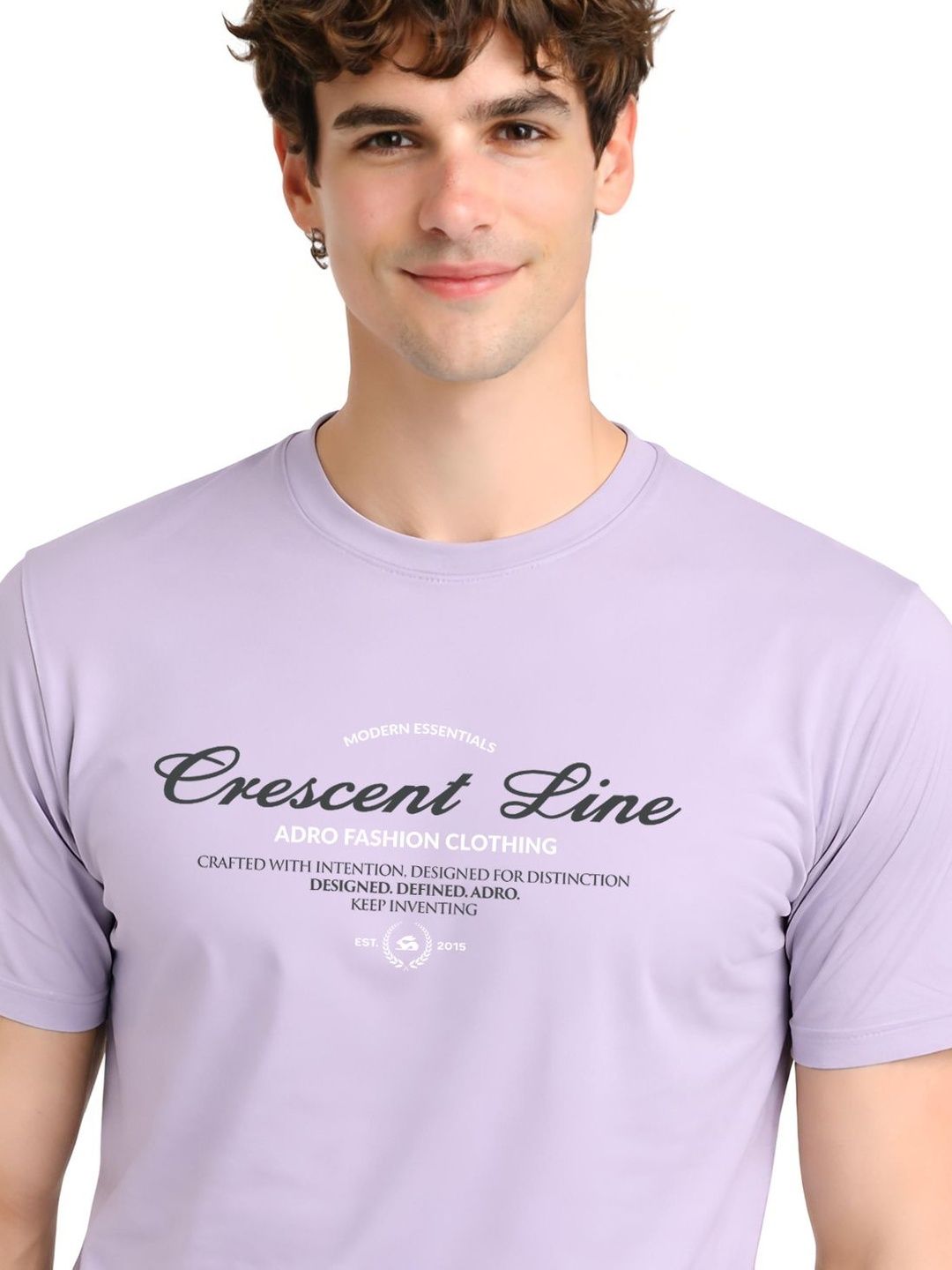 ADRO Men Typography Printed T-shirt