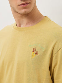 SPYKAR Men Graphic Printed Round Neck Cotton Relaxed Fit T-shirt