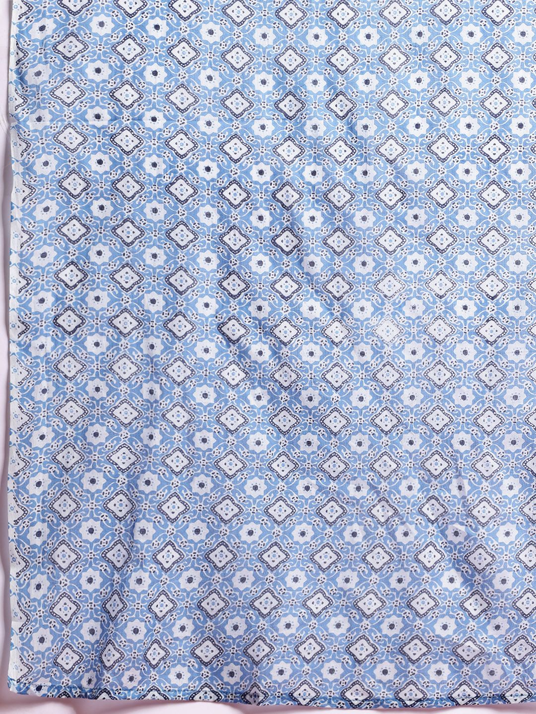Anouk Ethnic Motifs Print Pure Cotton Kurta with Trousers & Dupatta