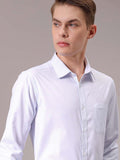 The Indian Garage Co. X Luxe Men Spread Collar Micro Checked Slim Fit Formal Shirt