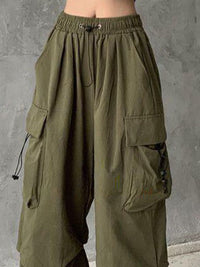 DressBerry Women Relaxed Straight Leg Loose Fit High-Rise Trousers