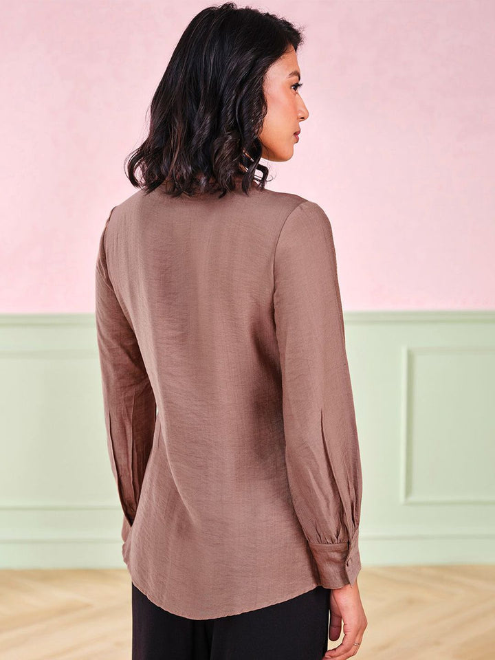 AND Women Wrap Detail Top