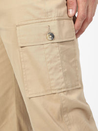 Urbano Fashion Men Mid-Rise Regular Fit Stretchable Cargo Trousers