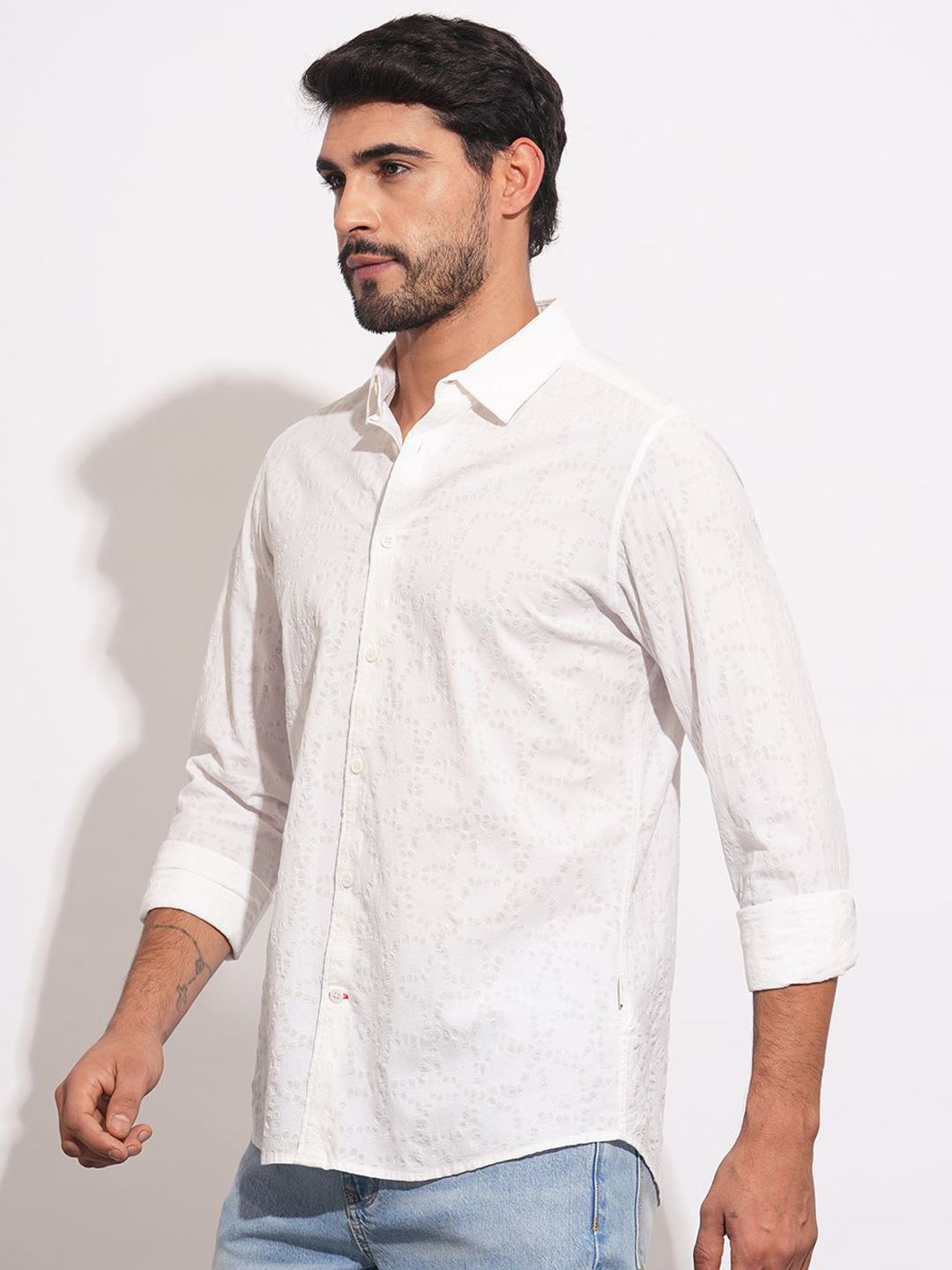 Being Human Men Classic Opaque Printed Casual Shirt