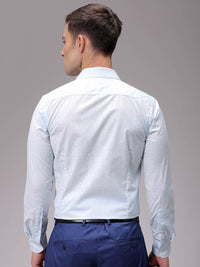 The Indian Garage Co. X Luxe Men Slim Fit Opaque Printed Formal Shirt