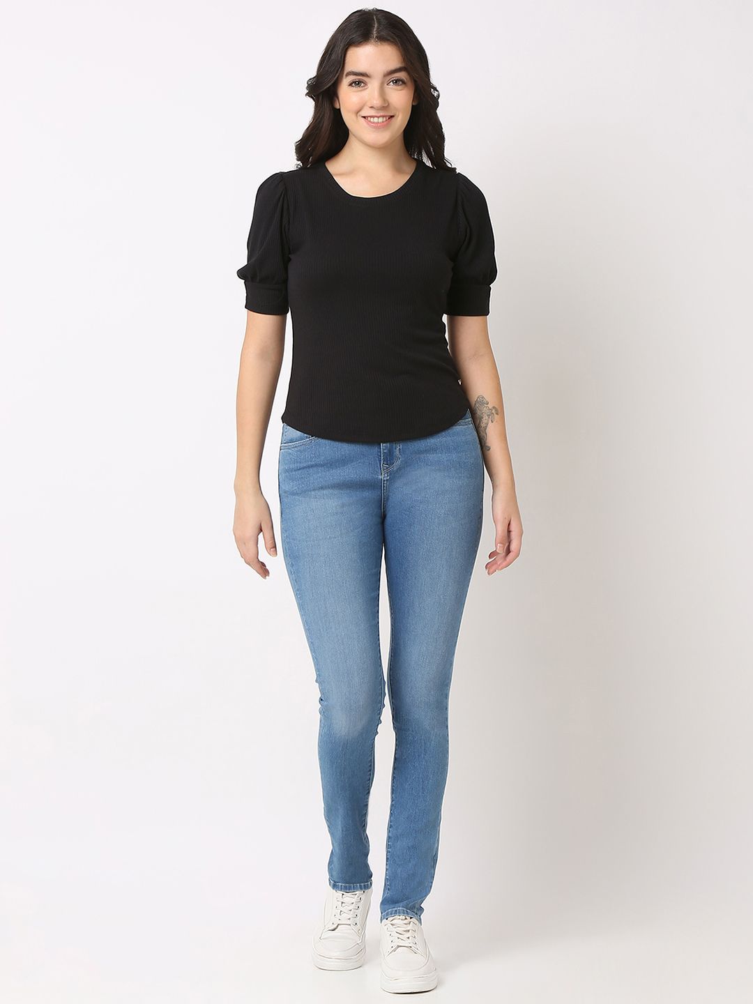 SPYKAR Women Skinny Fit Light Fade Jeans