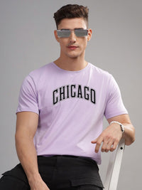 ADRO Men Typography Printed Raw Edge T-shirt