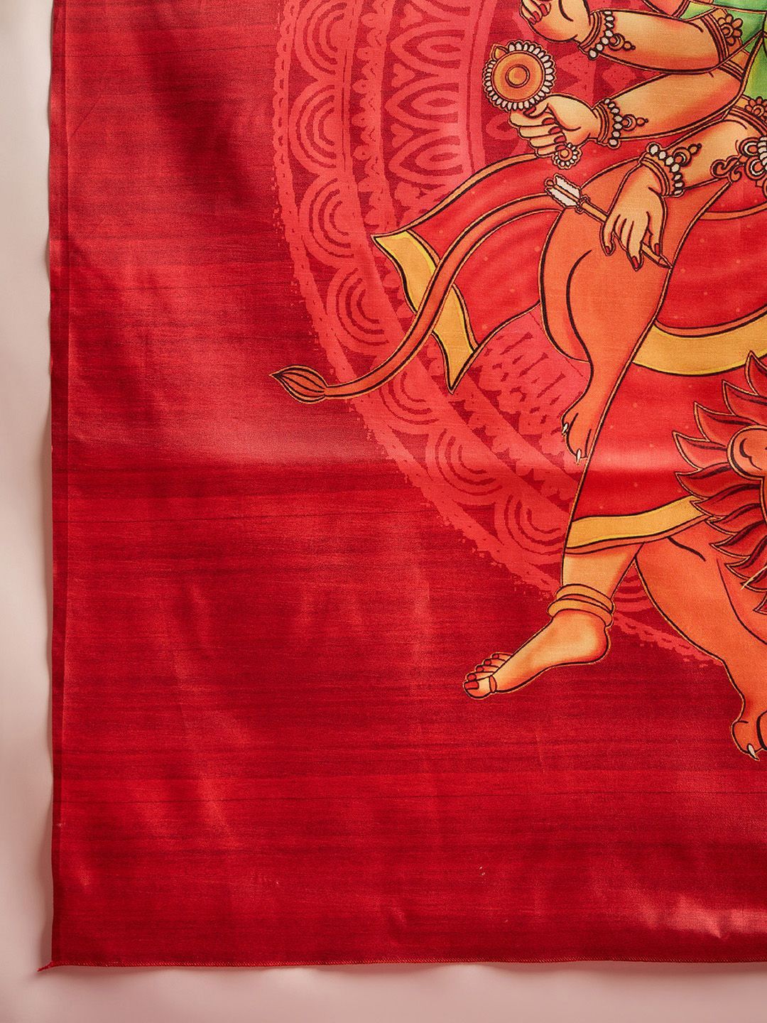 Saree mall Ethnic Motifs Printed Saree With Blouse Piece