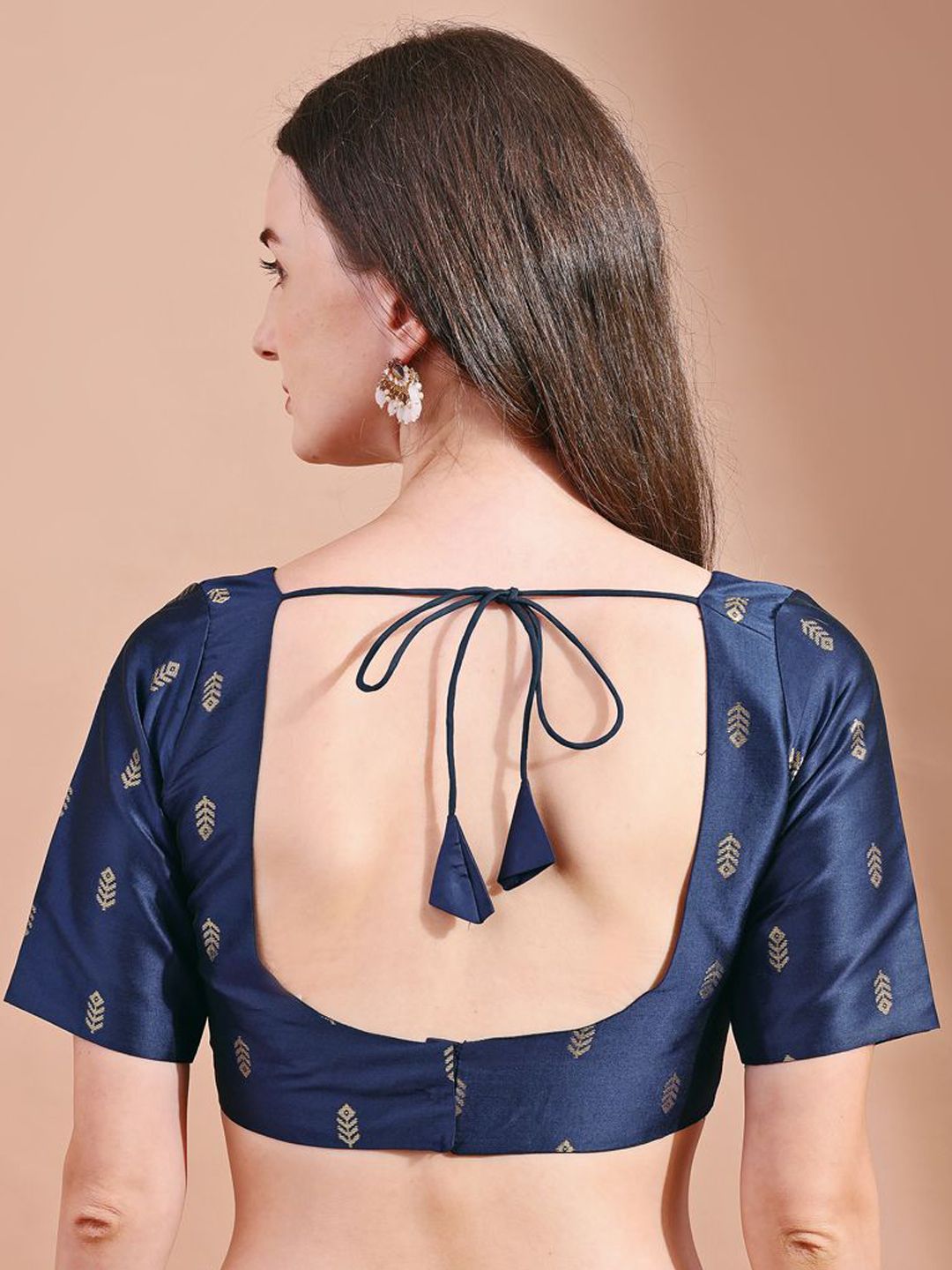 Tikhi Imli Woven Design Saree Blouse