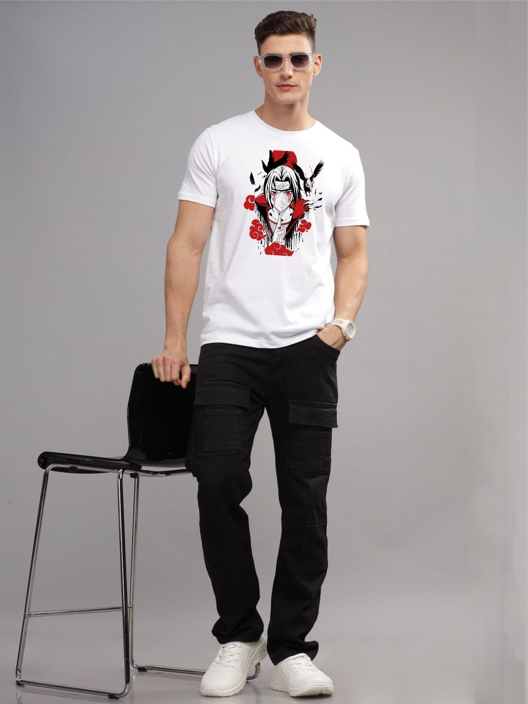 ADRO Anime Printed Applique T-shirt