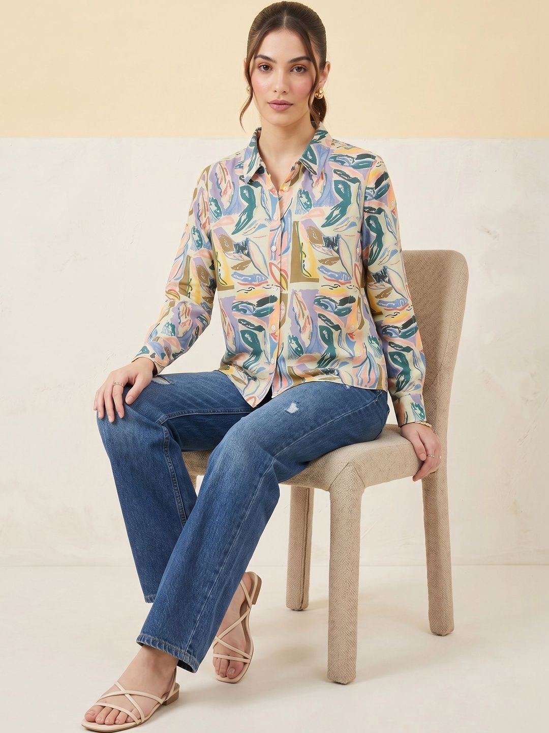 Mamicha Print Top