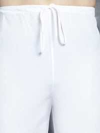 Jompers Embroidered Regular Mirror Work Kurta with Pyjamas