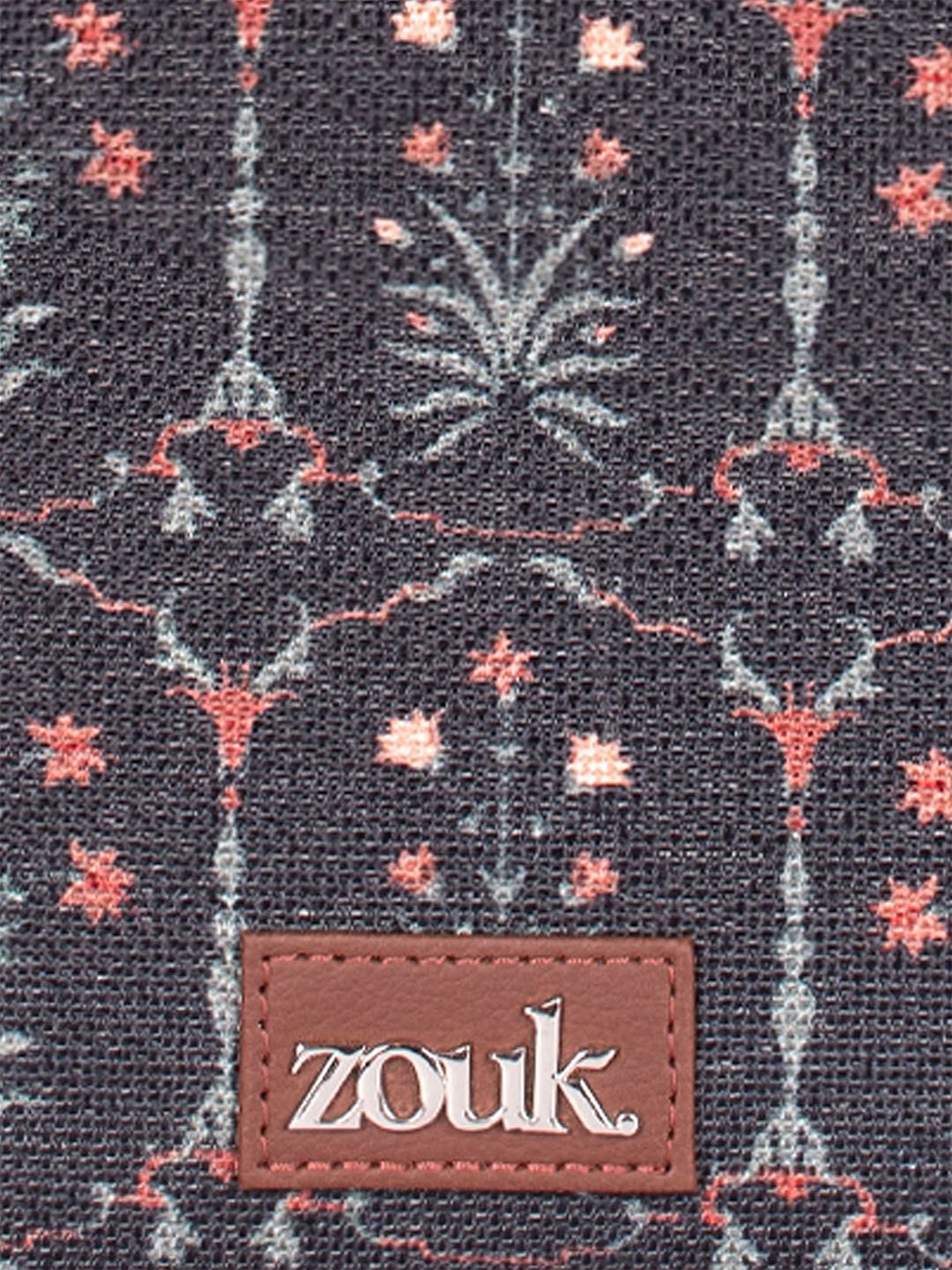 ZOUK Women Floral Printed Swagger Handheld Bag