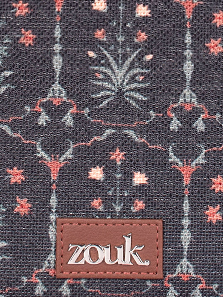ZOUK Women Floral Printed Swagger Handheld Bag