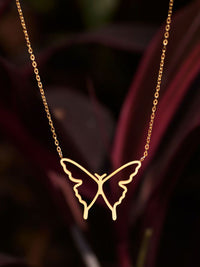 Rantai emas Mariposa keluli tahan karat asin