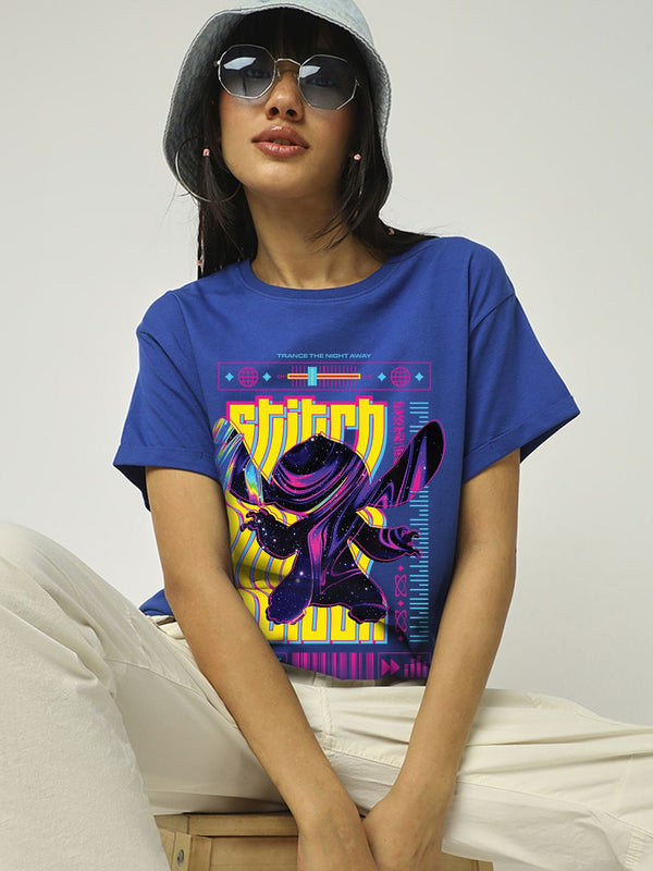 Bewakoof Women Lilo & Stitch Printed T-shirt