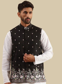 SOJANYA Jaket Nehru Sulam Lelaki