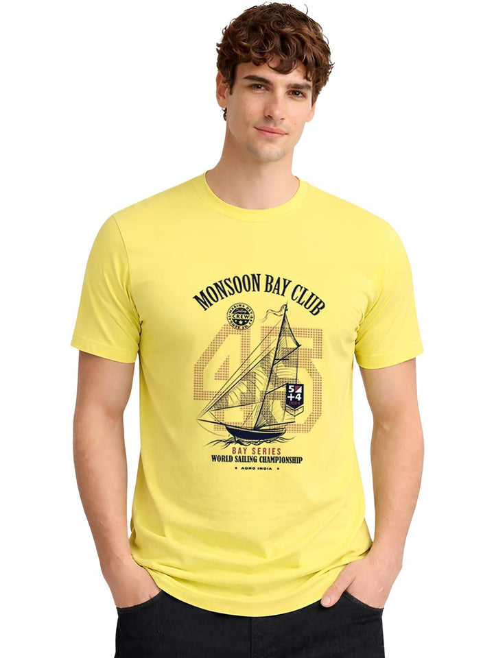 ADRO Men Printed T-shirt
