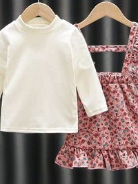 YK Girls  Print A-Line Dress