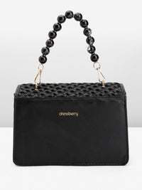 DressBerry Bubble Textured Structured Satchel