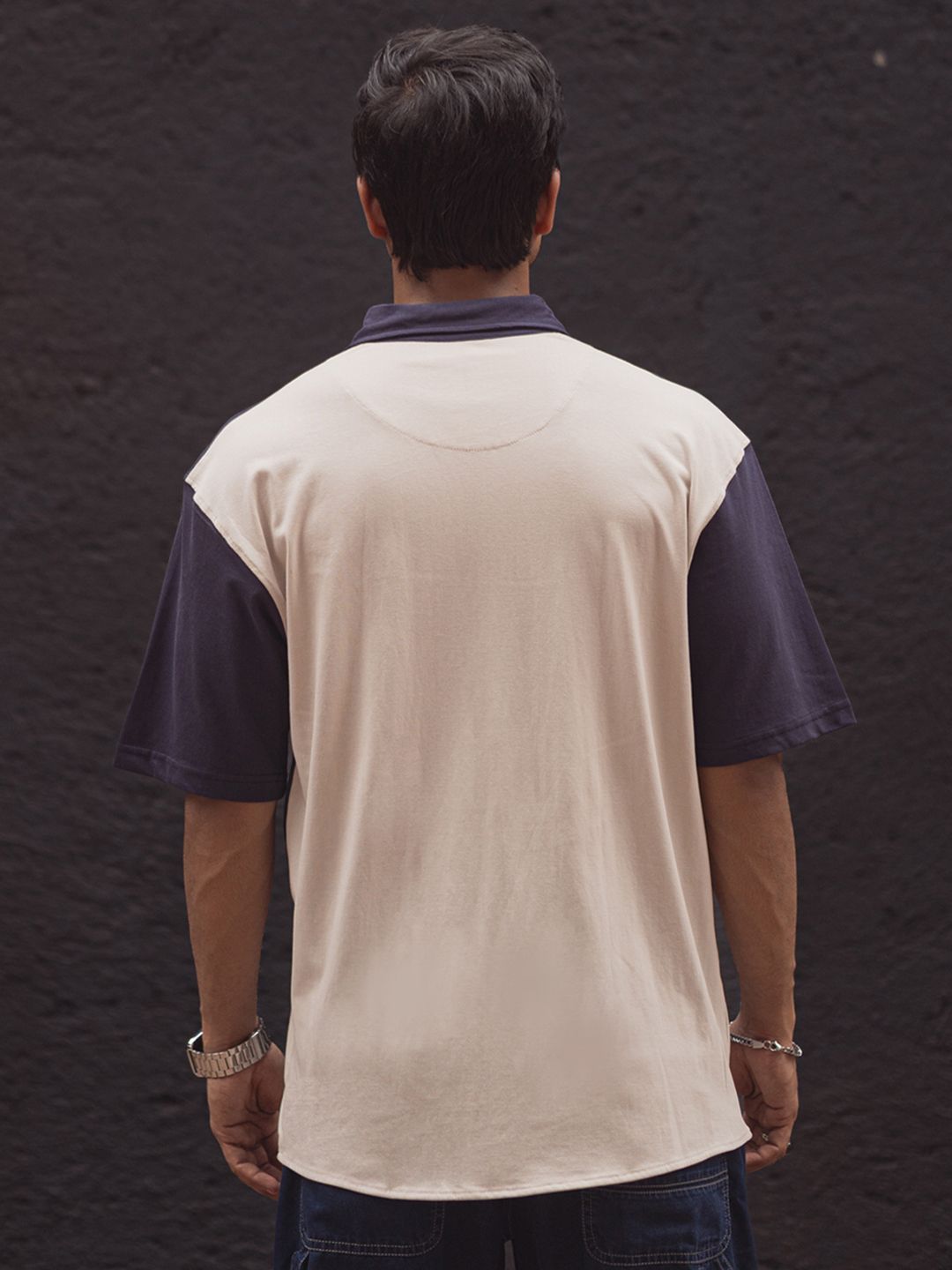 Powerlook Men Spread Collar Typography Printed Cotton Oversized Casual Shirt