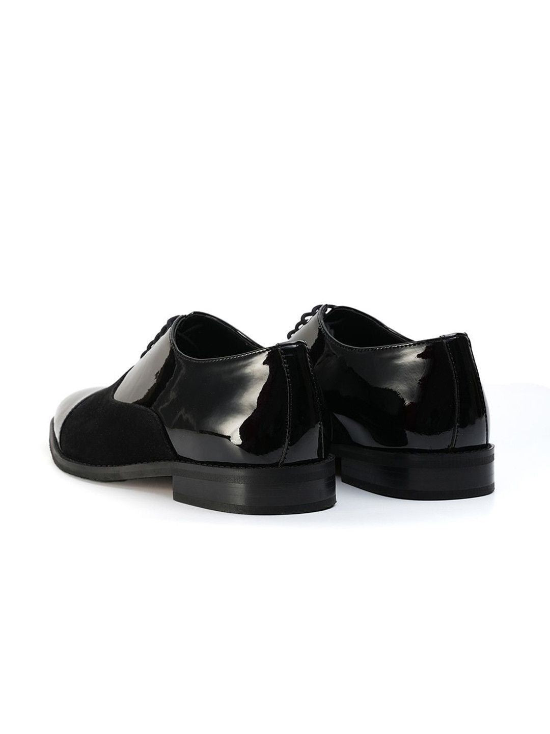 MONKSTORY Men Tuxedo Lace-ups Formal Oxfords