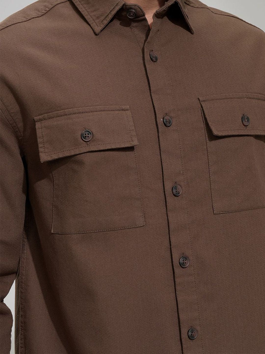 HIGHLANDER Men Comfort Opaque Casual Shirt