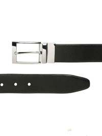 Teakwood Leathers Men Textured Leather Reversible Formal Belt