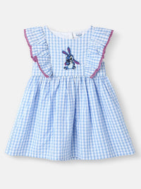 Nauti Nati Girl Cotton and Pleated Fabric Minnie Mouse  Dress