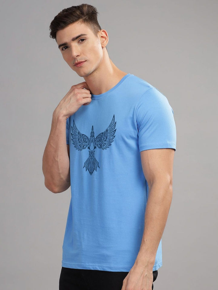 ADRO Men Typography Printed T-shirt