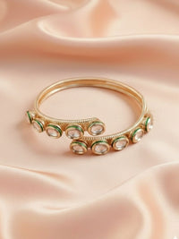 PANASH Wanita Loyang Bersalut Emas Gelang Gaya Bangle