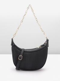 DressBerry Quilted Structured Shoulder Bag